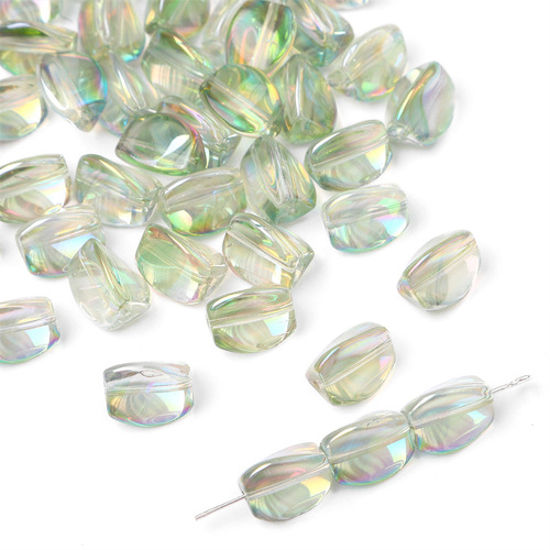 Electroplated Crystal Faceted Beads For Bracelet Making Glass Beads Crystal DIY Irregular Beads