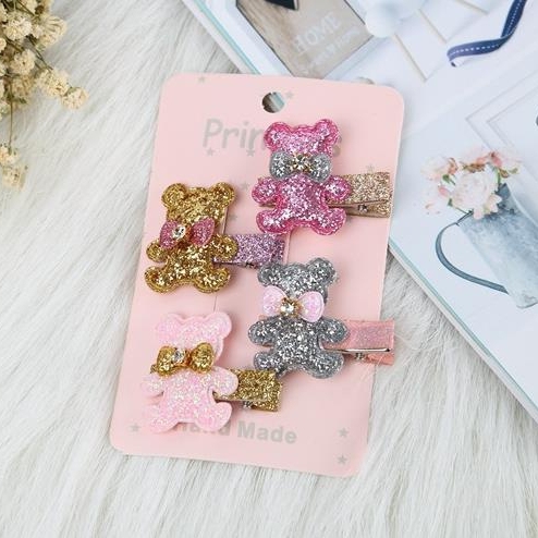 Hair clips Hair accessories 3 pieces of children's hair clips are sent randomly