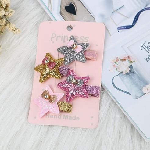 Hair clips Hair accessories 3 pieces of children's hair clips are sent randomly