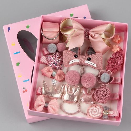 Children's Hair Clip 18 Pieces Sets Girls' Headgear Baby Princess Cute Little Girl Hairpin Kids Accessories Hair Clip