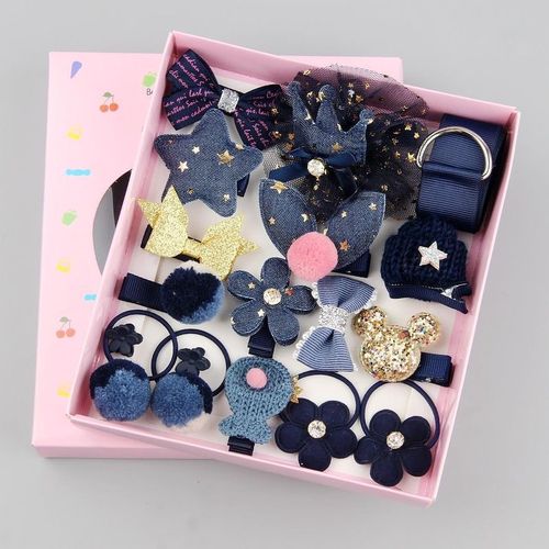 Children's Hair Clip 18 Pieces Sets Girls' Headgear Baby Princess Cute Little Girl Hairpin Kids Accessories Hair Clip