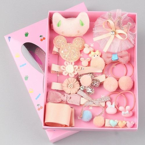 Children's Hair Clip 18 Pieces Sets Girls' Headgear Baby Princess Cute Little Girl Hairpin Kids Accessories Hair Clip