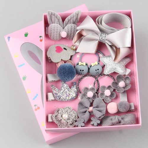 Children's Hair Clip 18 Pieces Sets Girls' Headgear Baby Princess Cute Little Girl Hairpin Kids Accessories Hair Clip