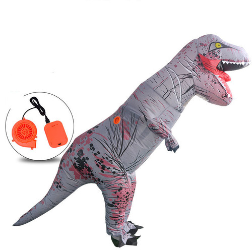 Party Cosplay T-rex Mascot Dino Costume Trex Blow up Suit Inflatable T Rex Dinosaur Costume Halloween for Adult