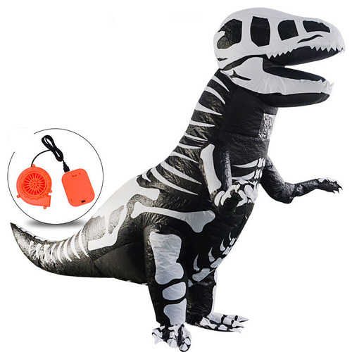 Party Cosplay T-rex Mascot Dino Costume Trex Blow up Suit Inflatable T Rex Dinosaur Costume Halloween for Adult