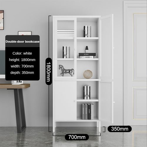 Modern study furniture metal bookcase  thickened bookshelf for study and lounge multipurpose bookcase