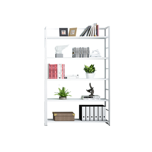 Modern Design Living Room Furniture 5 Tier Book Shelf Kids Long Wood Bookcase
