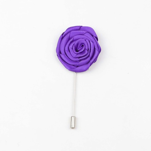 Fashion Boutonniere Flower Colorful Dot Stick Lapel Tie Pin Brooch Wave Badge Cloth Breastpin