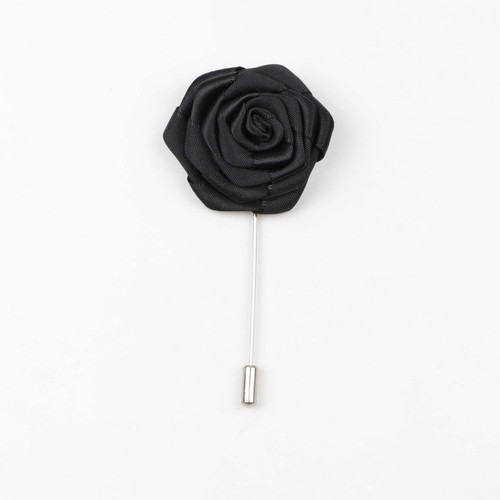 Fashion Boutonniere Flower Colorful Dot Stick Lapel Tie Pin Brooch Wave Badge Cloth Breastpin