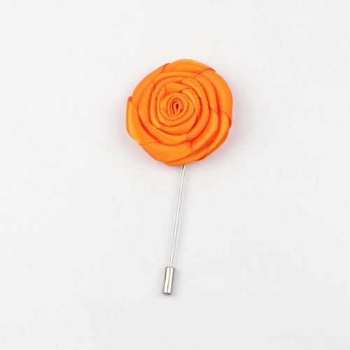 Fashion Boutonniere Flower Colorful Dot Stick Lapel Tie Pin Brooch Wave Badge Cloth Breastpin