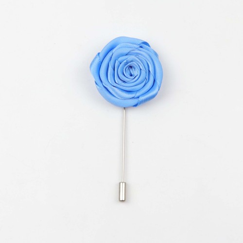 Fashion Boutonniere Flower Colorful Dot Stick Lapel Tie Pin Brooch Wave Badge Cloth Breastpin