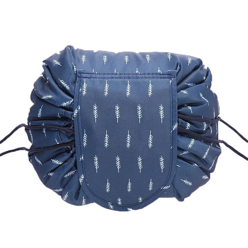 Popular  stock style Portable Lazy Drawstring Make Up Bag Large Travel Cosmetic Bag for female