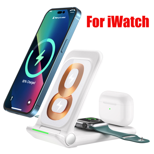 3 in 1 Qi Wireless Charger Stand for iPhone Trending Products 2022 New Arrivals Multifunction Chargers for iPhone iWatch