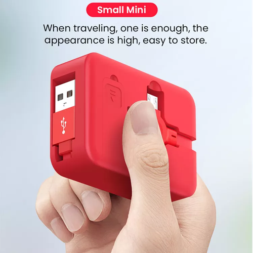 3 in 1 Phone Holder Type C Micro USB Port Charge Multi USB One-Way Retractable Charger Fast Charing Cable for Smartphone