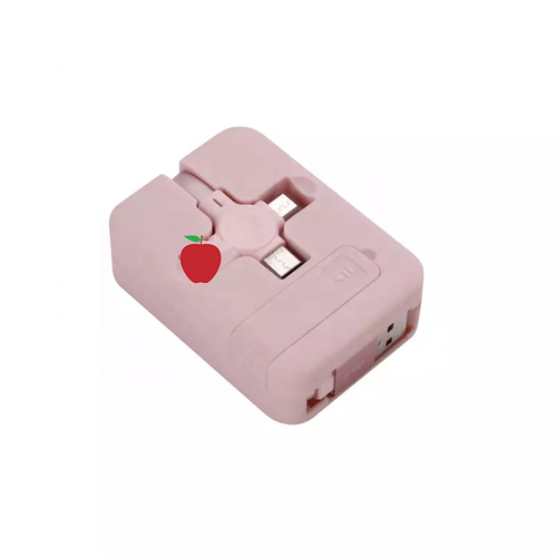 3 in 1 Phone Holder Type C Micro USB Port Charge Multi USB One-Way Retractable Charger Fast Charing Cable for Smartphone