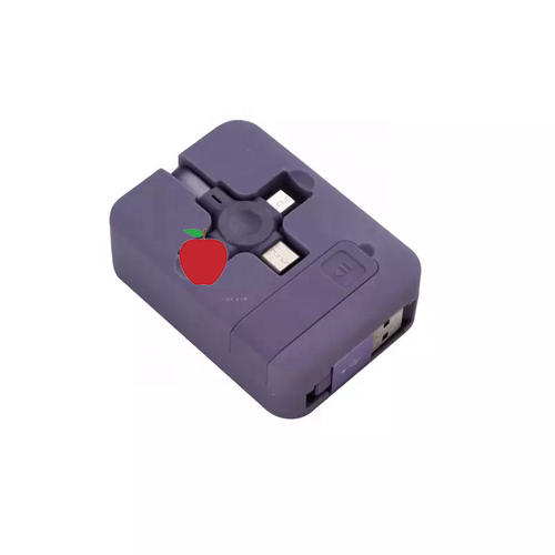 3 in 1 Phone Holder Type C Micro USB Port Charge Multi USB One-Way Retractable Charger Fast Charing Cable for Smartphone