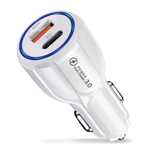  Portable USB-C Type-C PD 20W 36W USB Type C Multi Phone Car Charger for iPhone Samsung