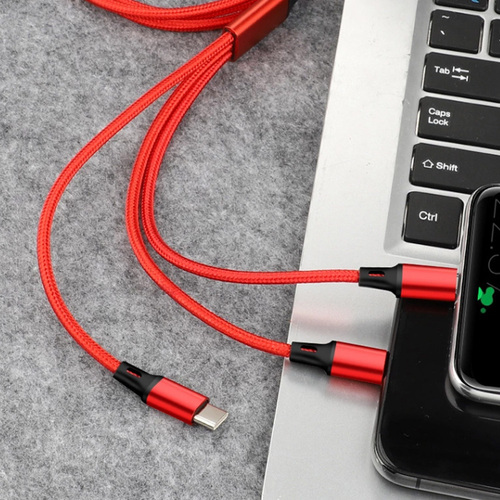 multi data line 3 in 1 usb cable fast charging charger