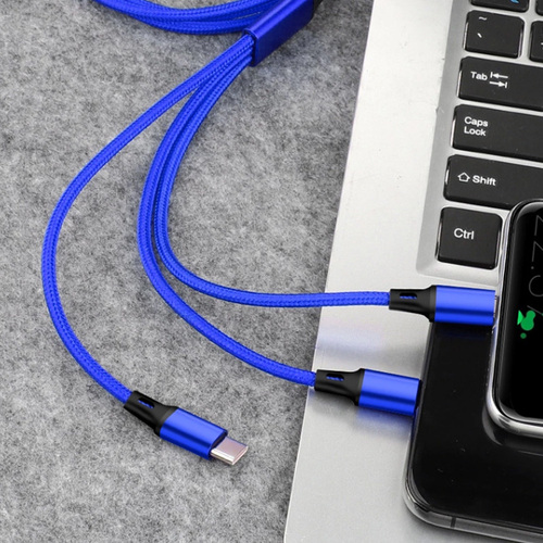 multi data line 3 in 1 usb cable fast charging charger
