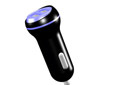 Hot sales 5V 3.1A Dual USB Car Charger With Design Patent