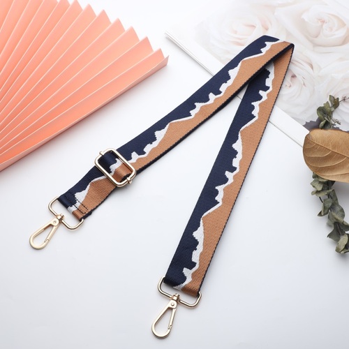 Solid Color Striped Pattern Bag Strap Replaceable Wide Handbag Strap Crossbody Bag accessories Adjustable bag strap