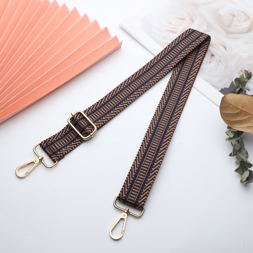 Solid Color Striped Pattern Bag Strap Replaceable Wide Handbag Strap Crossbody Bag accessories Adjustable bag strap