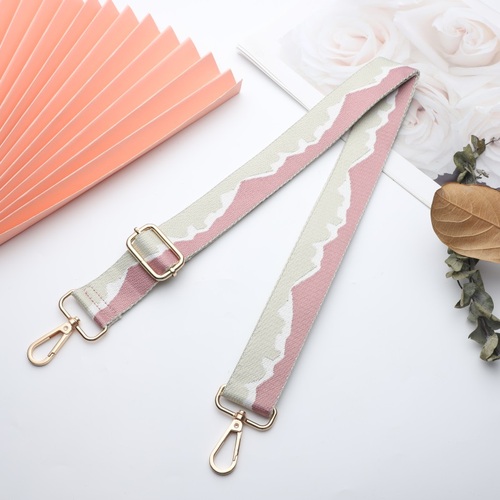 Solid Color Striped Pattern Bag Strap Replaceable Wide Handbag Strap Crossbody Bag accessories Adjustable bag strap