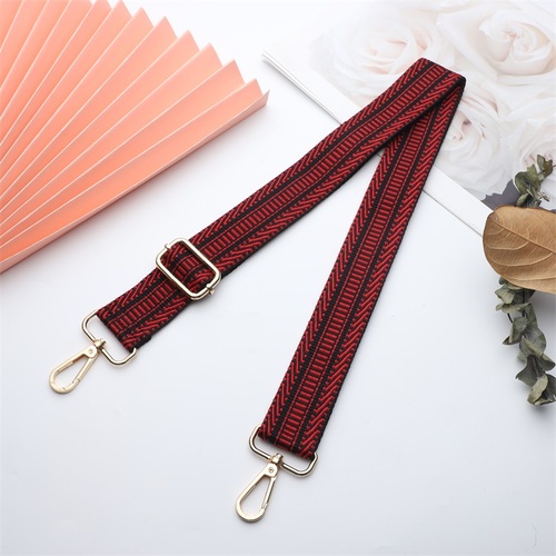 Solid Color Striped Pattern Bag Strap Replaceable Wide Handbag Strap Crossbody Bag accessories Adjustable bag strap