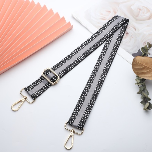 Solid Color Striped Pattern Bag Strap Replaceable Wide Handbag Strap Crossbody Bag accessories Adjustable bag strap