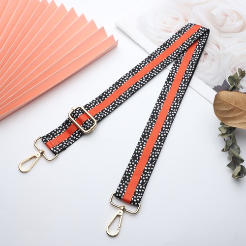Solid Color Striped Pattern Bag Strap Replaceable Wide Handbag Strap Crossbody Bag accessories Adjustable bag strap