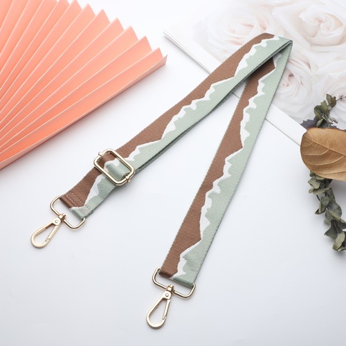Solid Color Striped Pattern Bag Strap Replaceable Wide Handbag Strap Crossbody Bag accessories Adjustable bag strap