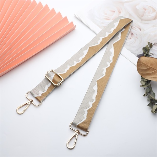 Solid Color Striped Pattern Bag Strap Replaceable Wide Handbag Strap Crossbody Bag accessories Adjustable bag strap