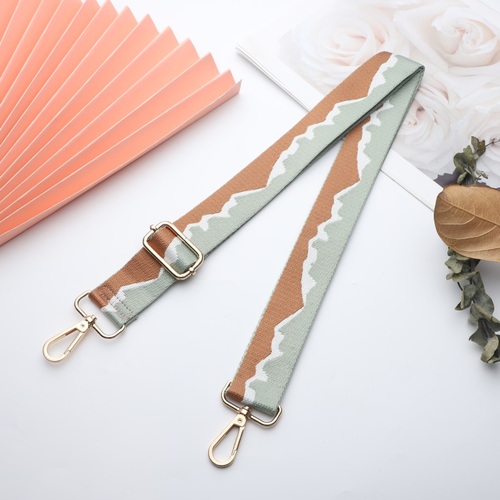 Solid Color Striped Pattern Bag Strap Replaceable Wide Handbag Strap Crossbody Bag accessories Adjustable bag strap