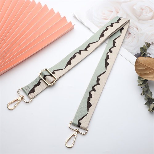 Solid Color Striped Pattern Bag Strap Replaceable Wide Handbag Strap Crossbody Bag accessories Adjustable bag strap