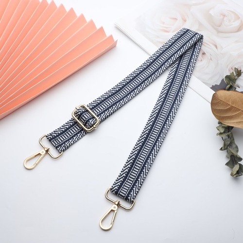 Solid Color Striped Pattern Bag Strap Replaceable Wide Handbag Strap Crossbody Bag accessories Adjustable bag strap