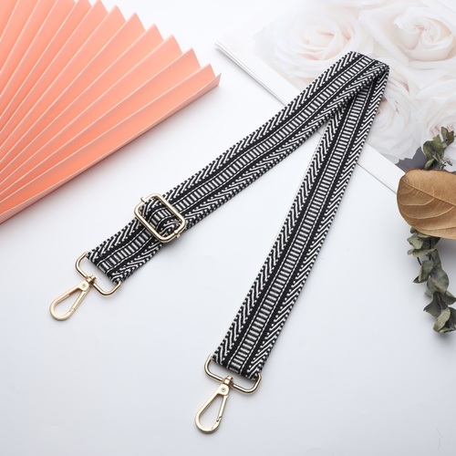Solid Color Striped Pattern Bag Strap Replaceable Wide Handbag Strap Crossbody Bag accessories Adjustable bag strap