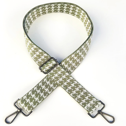 38mm black hook Jacquard bag Strap Accessories Single shoulder diagonal span adjustable replacement strap