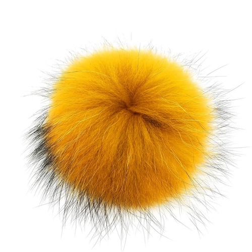 large size fluffy furry cute keychain bag charm phone accessories Fake raccoon fox fur ball pompom key holder