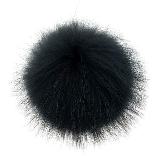 large size fluffy furry cute keychain bag charm phone accessories Fake raccoon fox fur ball pompom key holder