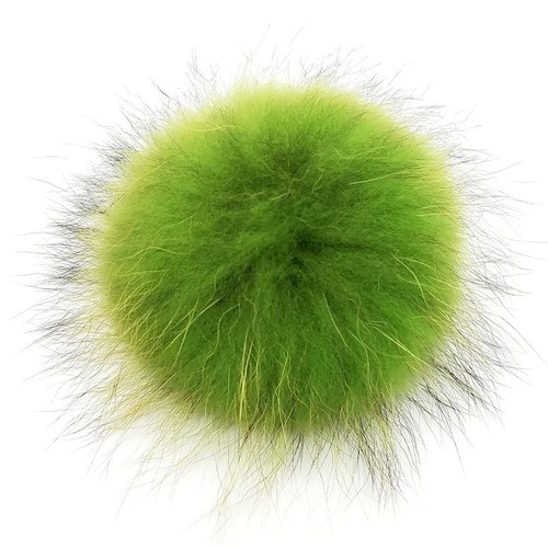 large size fluffy furry cute keychain bag charm phone accessories Fake raccoon fox fur ball pompom key holder