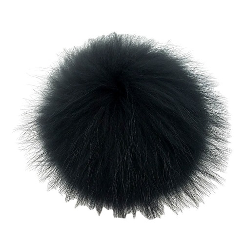 large size fluffy furry cute keychain bag charm phone accessories Fake raccoon fox fur ball pompom key holder