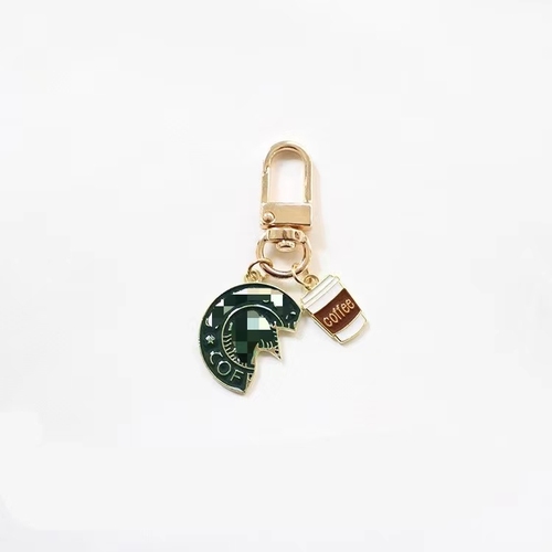 Soft Rubber PVC Cartoon Luxury Designer Tumbler Zombie Buck's Mini Coffee Cup Boba Key chains Accessories For Women Bag 