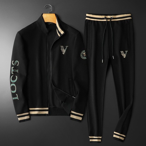 Corduroy 2 piece sweatsuit set men's clothing suits for men's hoodies & sweatshirts set