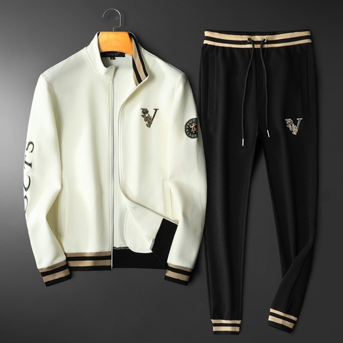 Corduroy 2 piece sweatsuit set men's clothing suits for men's hoodies & sweatshirts set