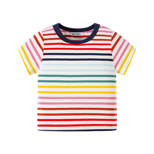 Ready To Ship Kid's T Shirt 100% Cotton Children Toddler Summer Tops Basic T Shirts   Tee with Printing