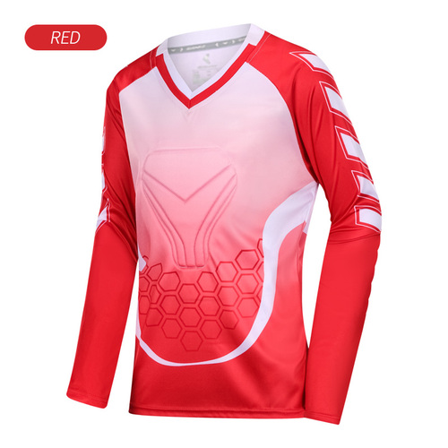  Kids Soccer Goalkeeper Jerseys Cheap Football Goalkeeper Uniforms Sponge Safety Protection Goalkeeper Shirt Top M