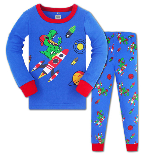 100% cotton new designsleeping clothes cartoon pyjamas kids pajamas character sleepwear 2 pcs girl cute unicorn kids paj