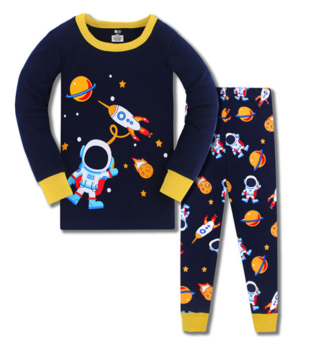 100% cotton new designsleeping clothes cartoon pyjamas kids pajamas character sleepwear 2 pcs girl cute unicorn kids paj