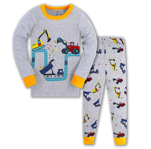 100% cotton new designsleeping clothes cartoon pyjamas kids pajamas character sleepwear 2 pcs girl cute unicorn kids paj