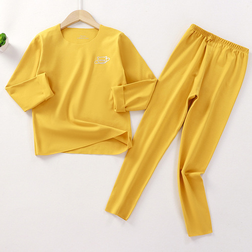 children's underwear sleepwear sets boys and girls children's autumn winter kids pajamas homewear thermal non-slipping s